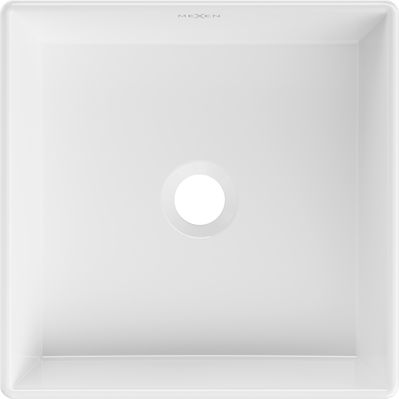 Mexen Goya umywalka nablatowa 35 x 35 cm, biała - 22183500