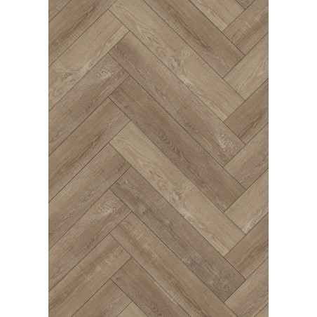 Mexen Windsor próbka paneli winylowych jodełka SPC 6,5 mm, podkład IPEX 1,5 mm, 4 V-Fuga, Dąb - F1167-S