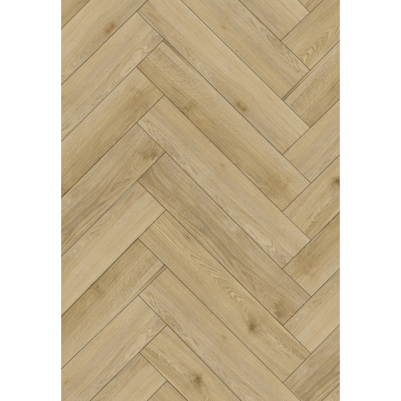 Mexen Charter Oak próbka paneli winylowych jodełka SPC 6,5 mm, podkład 1,5 mm, 4 V-Fuga, Dąb - F1169-S