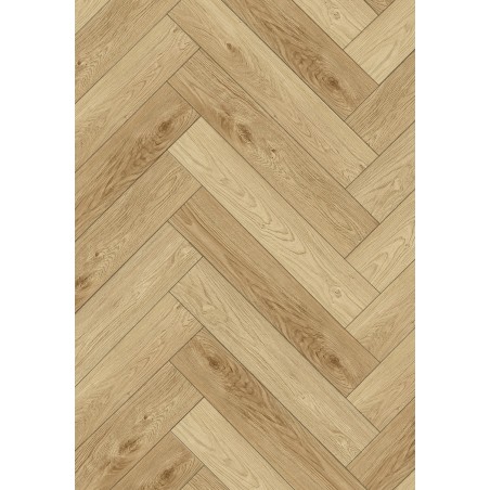 Mexen Anniston próbka paneli winylowych jodełka SPC 6,5 mm, podkład IPEX 1,5 mm, 4 V-Fuga, Dąb - F1171-S