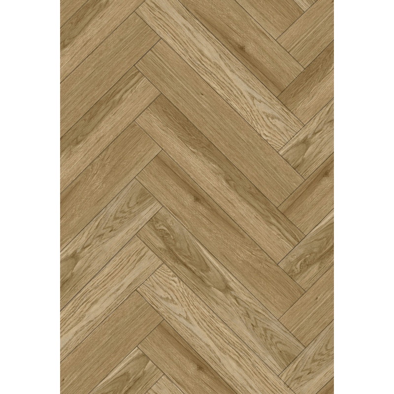 Mexen Manhattan próbka paneli winylowych jodełka SPC 6,5 mm, podkład IPEX 1,5 mm, 4 V-Fuga, Dąb - F1173-S