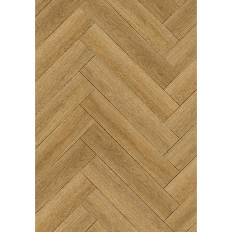 Mexen Chattanooga próbka paneli winylowych jodełka 635 x 127 mm SPC 6,5 mm, podkład 1,5 mm, 4 V-Fuga, Dąb - F1178-S