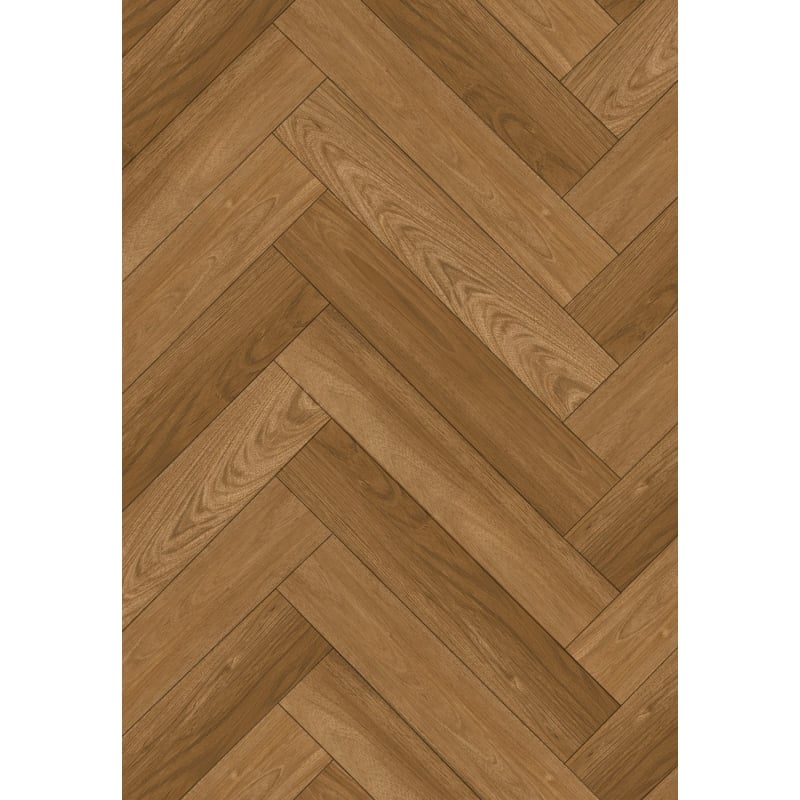 Mexen Overland Park próbka paneli winylowych jodełka SPC 6,5 mm podkład 1,5 mm, 4 V-Fuga, Jatoba - F1187-S