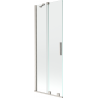 Mexen Velar parawan nawannowy 2-skrzydłowy rozsuwany 70 x 150 cm, transparent, nikiel szczotkowany - 896-070-000-01-97