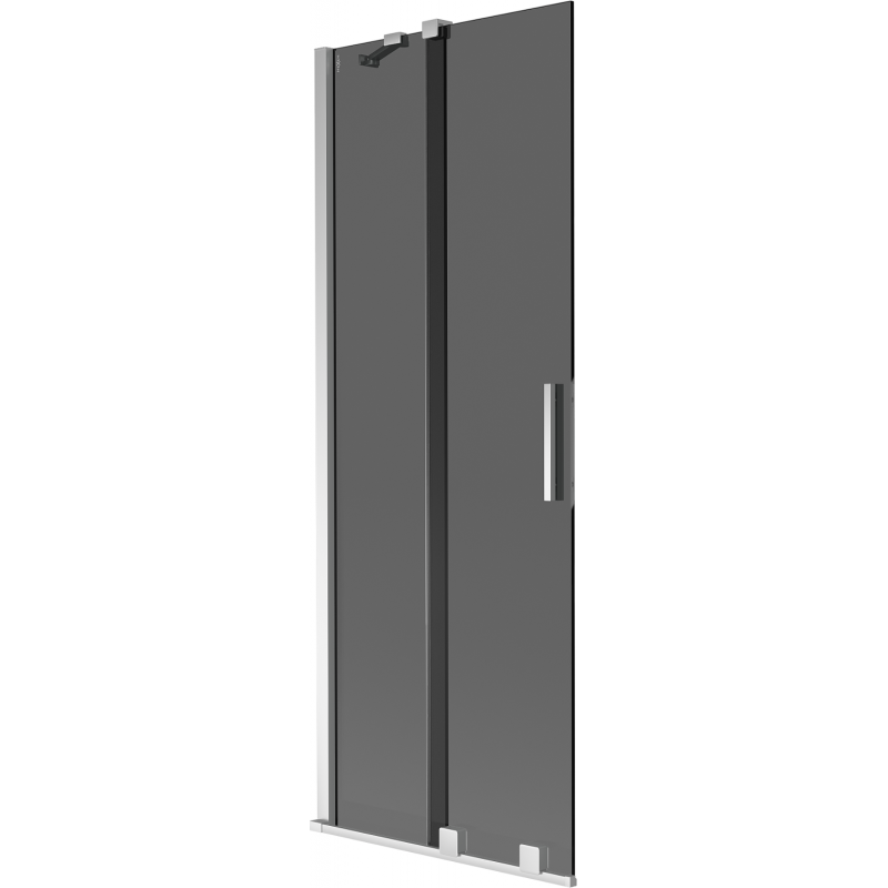 Mexen Velar parawan nawannowy 2-skrzydłowy rozsuwany 70 x 150 cm, grafit, chrom - 896-070-000-41-01