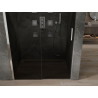 Mexen Omega drzwi prysznicowe rozsuwane 150 cm, grafit, chrom - 825-150-000-01-40
