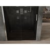 Mexen Omega drzwi prysznicowe rozsuwane 160 cm, grafit, chrom - 825-160-000-01-40