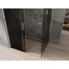 Mexen Omega kabina prysznicowa rozsuwana 100 x 70 cm, grafit, chrom - 825-100-070-01-40