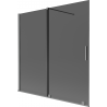 Mexen Velar parawan nawannowy 2-skrzydłowy rozsuwany 160 x 150 cm, grafit, gun metal - 896-160-000-41-95