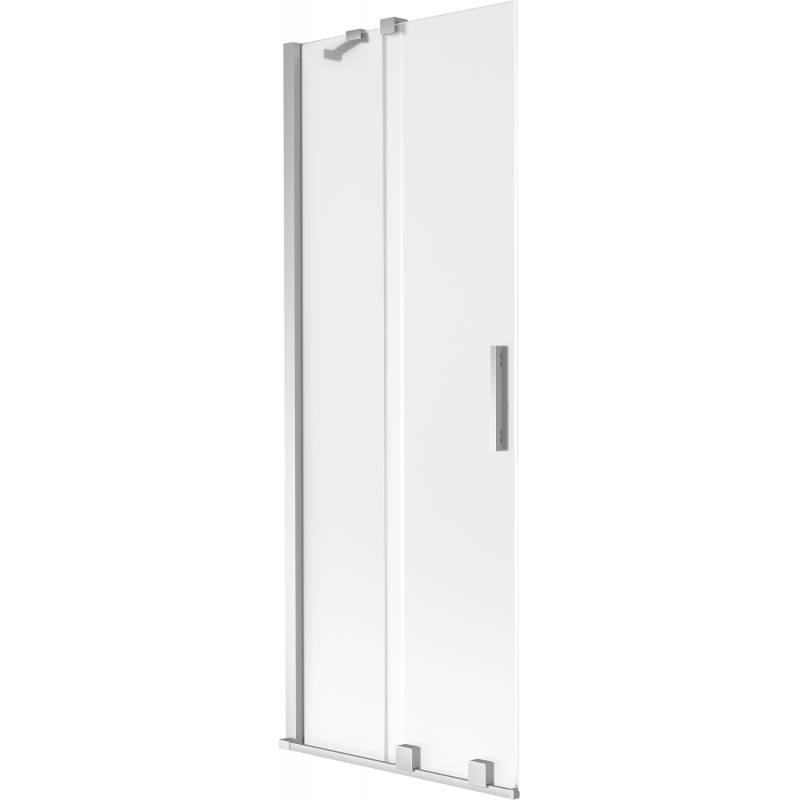 Mexen Velar parawan nawannowy 2-skrzydłowy rozsuwany 75 x 150 cm, szron, chrom - 896-075-000-31-01