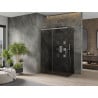 Mexen Omega kabina prysznicowa rozsuwana 160 x 80 cm, grafit, chrom - 825-160-080-01-40
