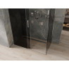 Mexen Omega kabina prysznicowa rozsuwana 160 x 80 cm, grafit, chrom - 825-160-080-01-40