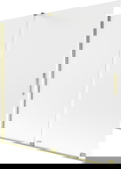 Mexen Velar parawan nawannowy 2-skrzydłowy rozsuwany 170 x 150 cm, szron, złoty - 896-170-000-31-50