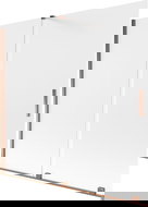 Mexen Velar parawan nawannowy 2-skrzydłowy rozsuwany 170 x 150 cm, szron, różowe złoto - 896-170-000-31-60