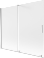 Mexen Velar parawan nawannowy 2-skrzydłowy rozsuwany 180 x 150 cm, szron, chrom - 896-180-000-31-01