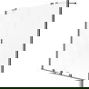 Mexen Velar Duo parawan nawannowy 2-skrzydłowy rozsuwany 150 x 150 cm, szron, gun gray szczotkowany - 896-150-000-32-66