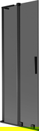Mexen Velar L parawan nawannowy 2-skrzydłowy rozsuwany 70 x 150 cm, grafit, czarny - 896-070-003-41-70