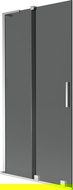 Mexen Velar L parawan nawannowy 2-skrzydłowy rozsuwany 90 x 150 cm, grafit, chrom - 896-090-003-41-01