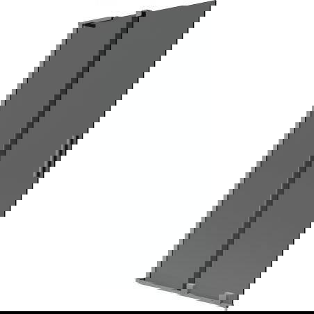 Mexen Velar L parawan nawannowy 2-skrzydłowy rozsuwany 90 x 150 cm, grafit, gun metal - 896-090-003-41-95