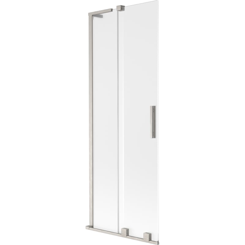 Mexen Velar L parawan nawannowy 2-skrzydłowy rozsuwany 70 x 150 cm, szron, nikiel szczotkowany - 896-070-003-31-97
