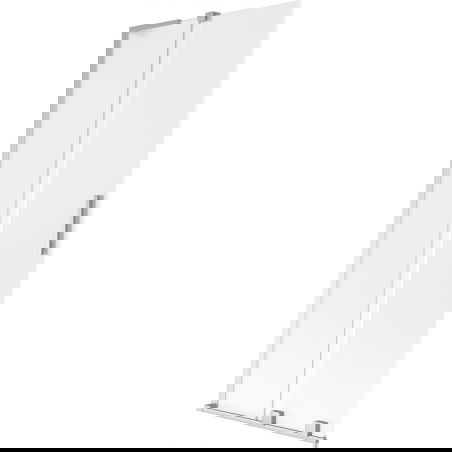Mexen Velar L parawan nawannowy 2-skrzydłowy rozsuwany 85 x 150 cm, szron, chrom - 896-085-003-31-01