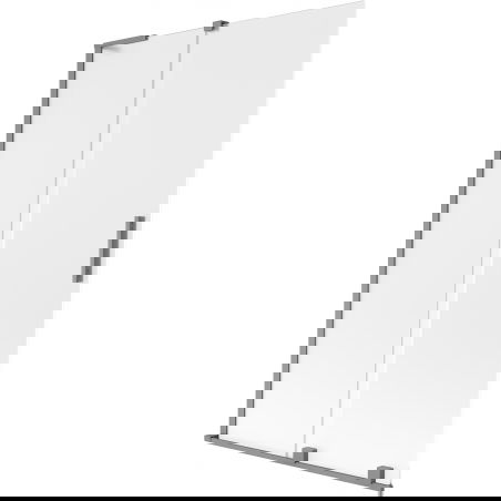 Mexen Velar L parawan nawannowy 2-skrzydłowy rozsuwany 110 x 150 cm, szron, gun metal - 896-110-003-31-95