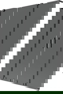 Mexen Velar L Duo parawan nawannowy 2-skrzydłowy rozsuwany 150 x 150 cm, grafit, gun gray szczotkowany - 896-150-003-42-66