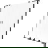 Mexen Velar L Duo parawan nawannowy 2-skrzydłowy rozsuwany 150 x 150 cm, szron, czarny - 896-150-003-32-70