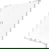 Mexen Velar L Duo parawan nawannowy 2-skrzydłowy rozsuwany 150 x 150 cm, szron, nikiel szczotkowany - 896-150-003-32-97