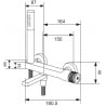 Mexen Diamond bateria wannowa z zestawem prysznicowym, chrom - 71530-00