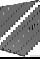 Mexen Velar L Duo parawan nawannowy 2-skrzydłowy rozsuwany 140 x 150 cm, grafit, czarny - 896-140-003-42-70