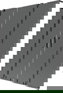 Mexen Velar L Duo parawan nawannowy 2-skrzydłowy rozsuwany 140 x 150 cm, grafit, gun metal - 896-140-003-42-95