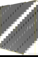 Mexen Velar L Duo parawan nawannowy 2-skrzydłowy rozsuwany 160 x 150 cm, grafit, złoty - 896-160-003-42-50