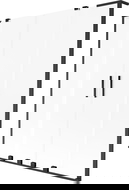 Mexen Velar L Duo parawan nawannowy 2-skrzydłowy rozsuwany 140 x 150 cm, szron, czarny - 896-140-003-32-70