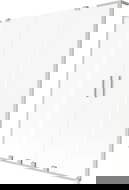 Mexen Velar L Duo parawan nawannowy 2-skrzydłowy rozsuwany 140 x 150 cm, szron, nikiel szczotkowany - 896-140-003-32-97