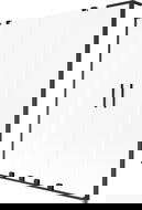 Mexen Velar L Duo parawan nawannowy 2-skrzydłowy rozsuwany 160 x 150 cm, szron, czarny - 896-160-003-32-70