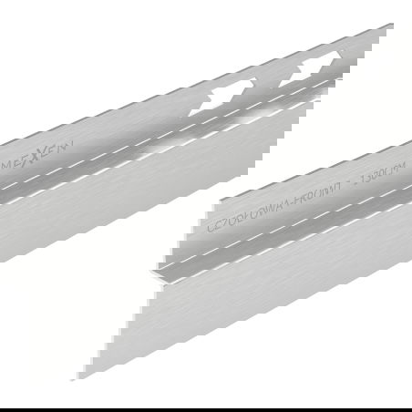 Mexen Line-B listwa brodzikowa czołowa 130 cm, inox - 181003130U