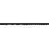 Mexen Line-B listwa brodzikowa czołowa 130 cm, czarna - 187003130U