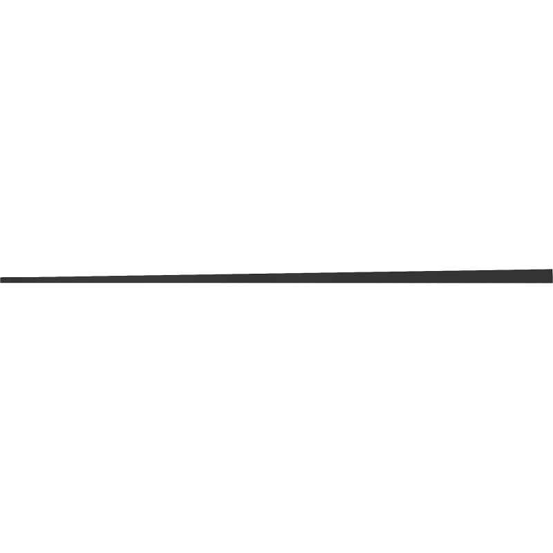 Mexen Line-B listwa spadkowa podłogowa 120 cm lewa, czarna - 187001120L