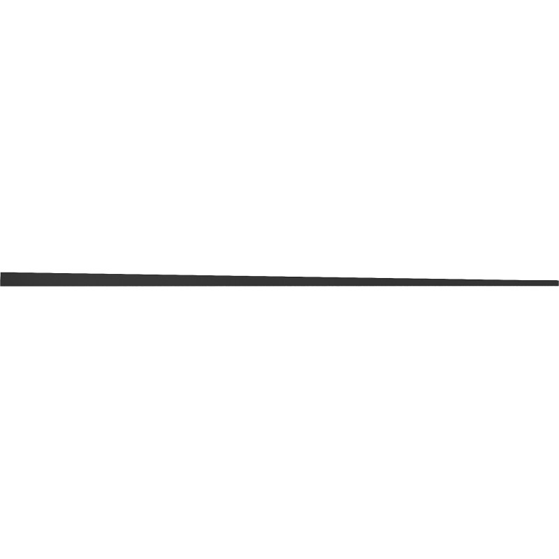 Mexen Line-B listwa spadkowa podłogowa 120 cm prawa, czarna - 187001120R