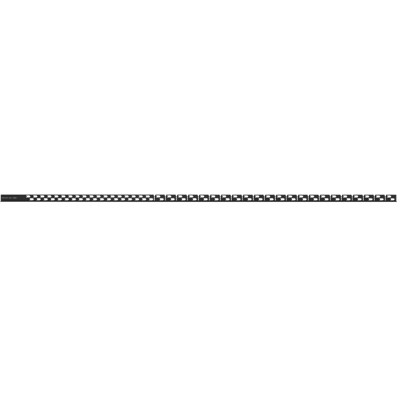 Mexen Line-B listwa spadkowa podłogowa 180 cm prawa, czarna - 187001180R