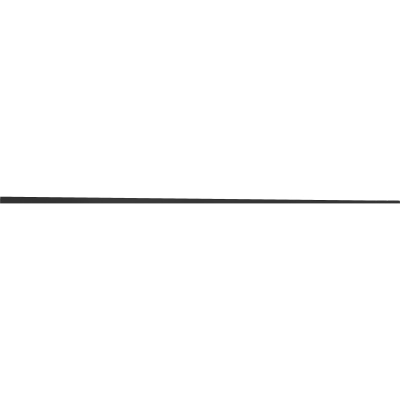 Mexen Line-B listwa spadkowa podłogowa 180 cm prawa, czarna - 187001180R