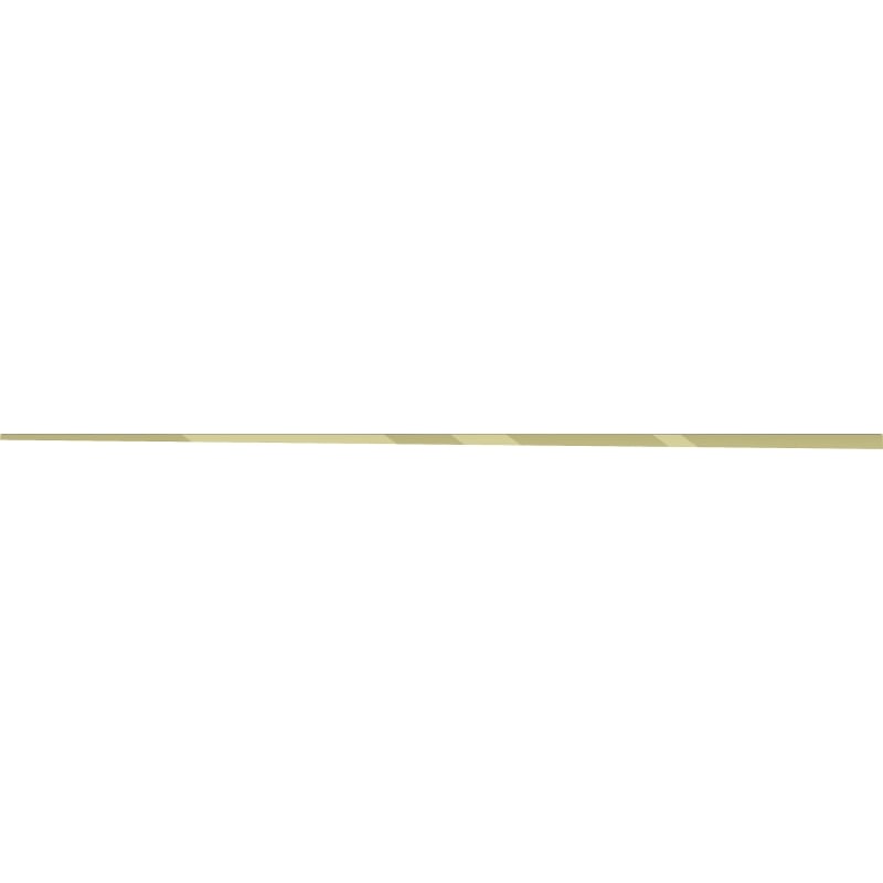 Mexen Line-B listwa spadkowa do szkła 180 cm lewa, złota - 185004180L