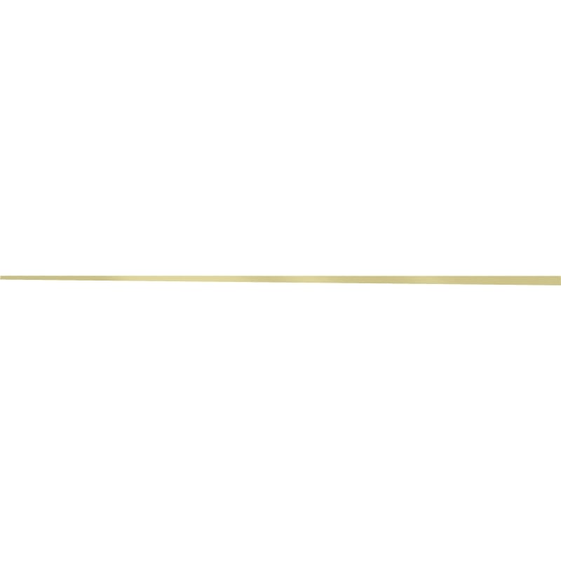 Mexen Line-B listwa spadkowa do szkła 180 cm lewa, złota szczotka - 185504180L