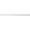 Mexen Line-B listwa spadkowa przyścienna 120 cm lewa, inox - 181002120L