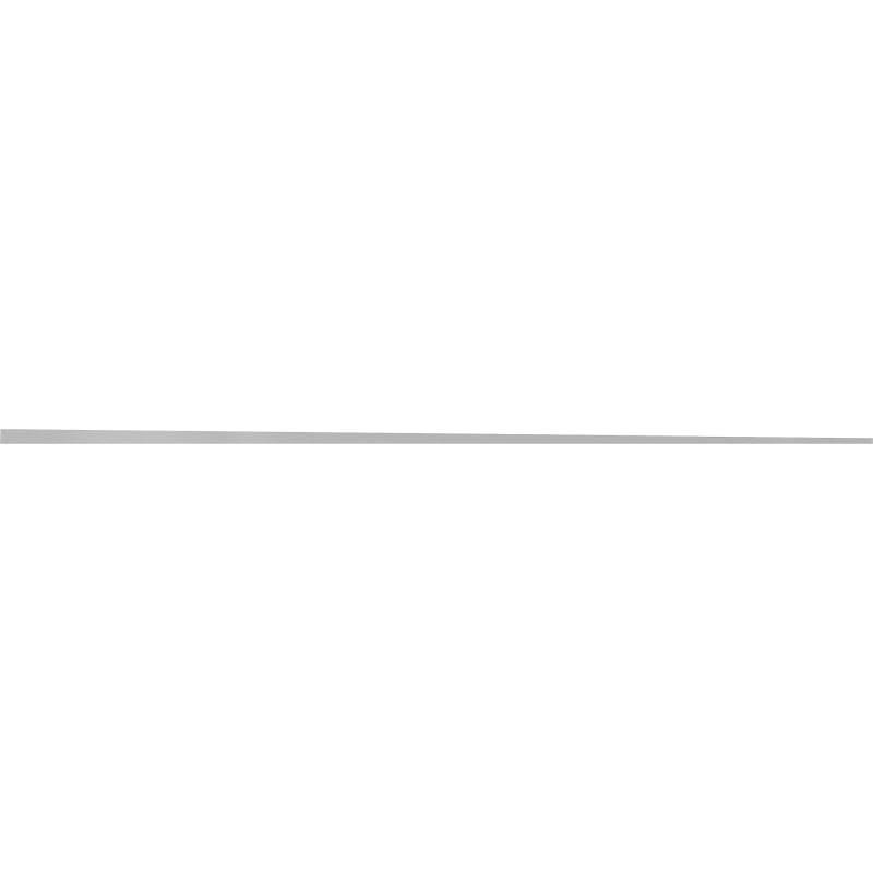 Mexen Line-B listwa spadkowa do szkła 180 cm prawa, inox - 181004180R