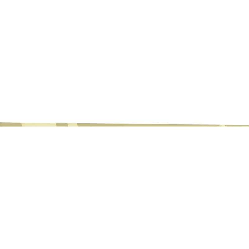Mexen Line-B listwa spadkowa do szkła 180 cm prawa, złota - 185004180R