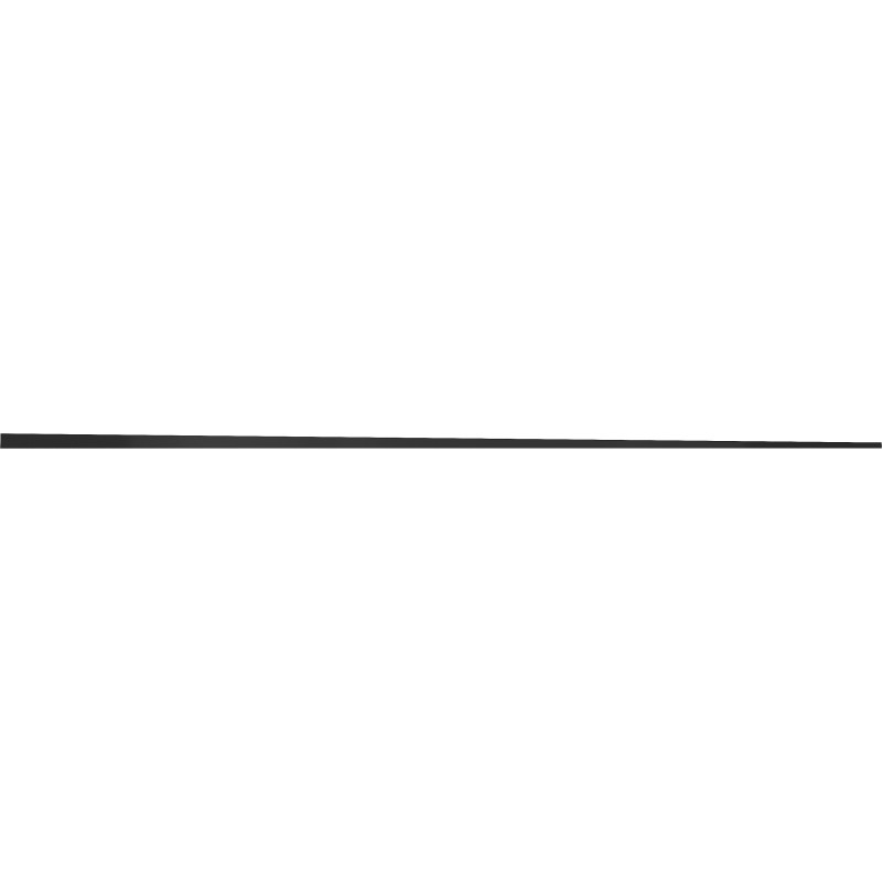 Mexen Line-B listwa spadkowa do szkła 180 cm prawa, czarna - 187004180R