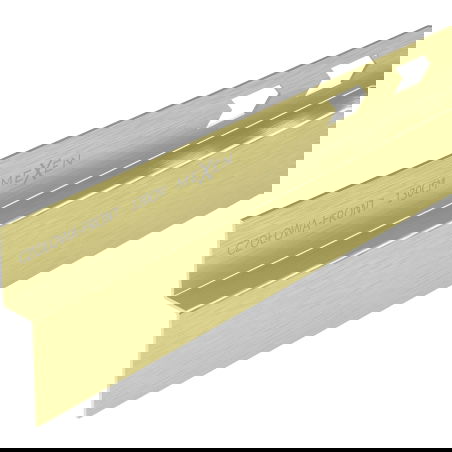 Mexen Line-B listwa brodzikowa czołowa 130 cm, złota szczotkowana - 185503130U