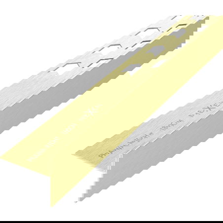 Mexen Line-B listwa spadkowa podłogowa 180 cm prawa, złota szczotkowana - 185501180R